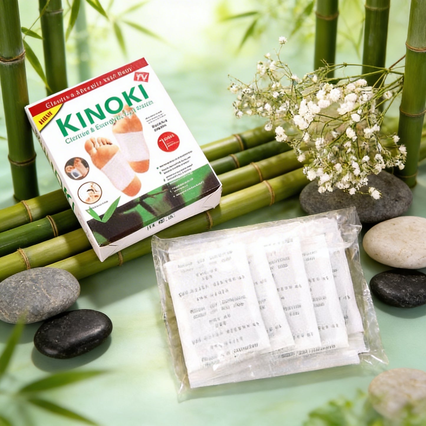 🦶 Plasturi Detox Kinoki – Relaxare & Îngrijire pentru Picioare