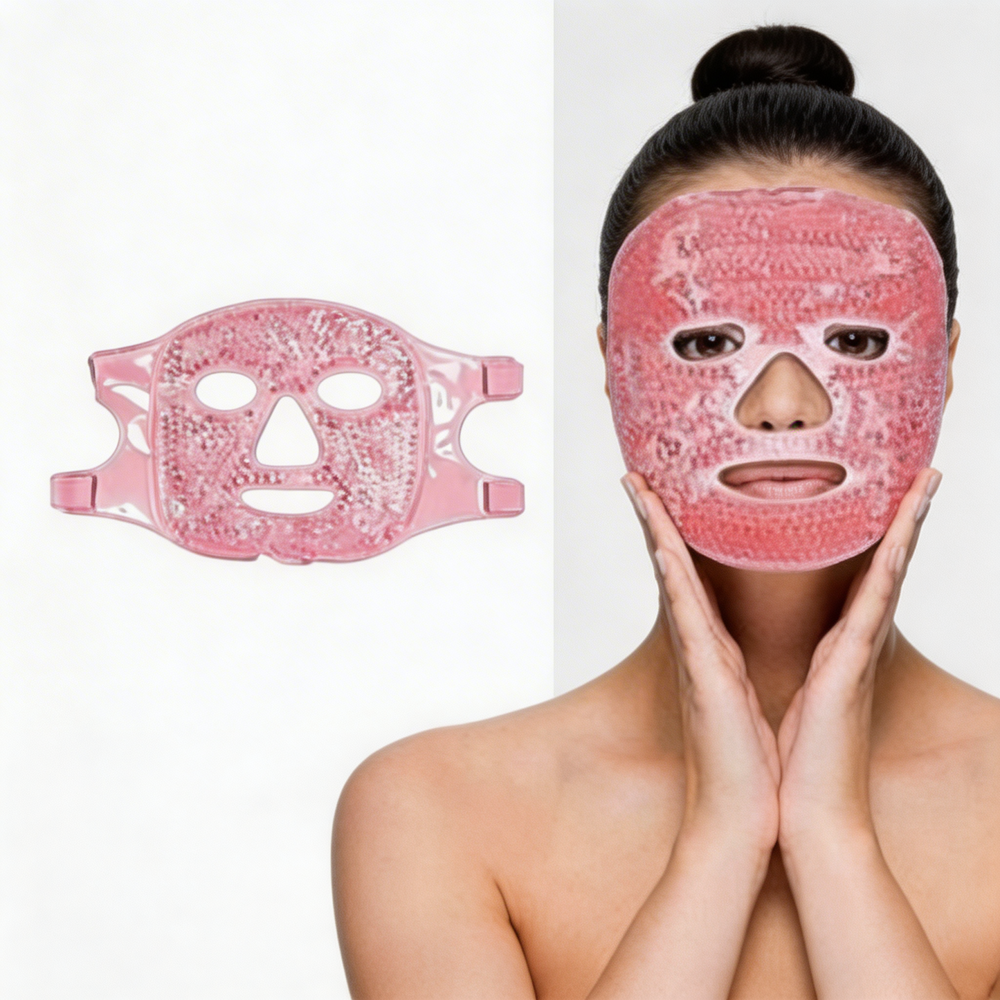 Mască facială cu gel – efect rece/cald pentru relaxare și revitalizare