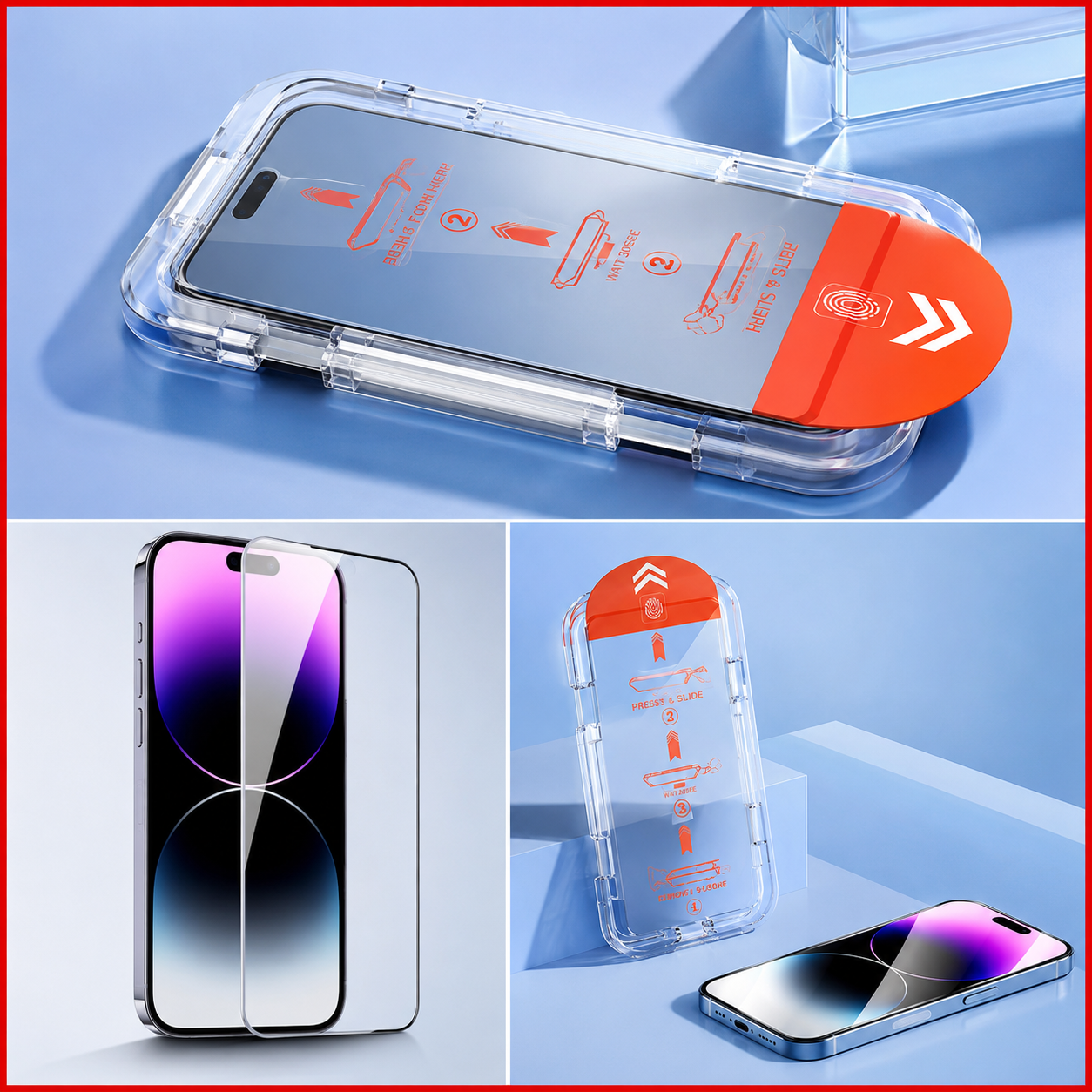 Folie Sticlă 5D Premium pentru iPhone