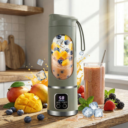 Mini blender portabil 450 ml – USB
