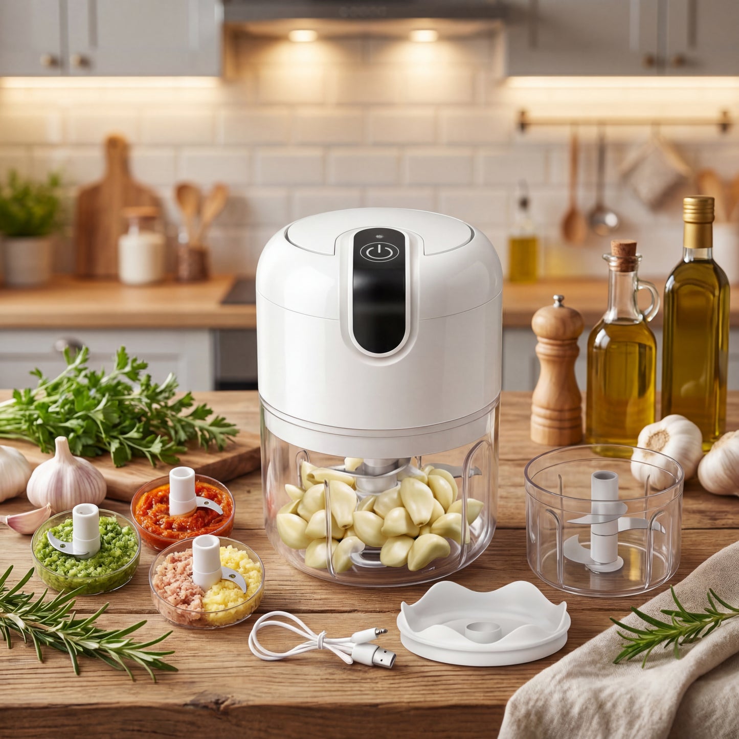 Mini Tocător Electric Portabil 250ml