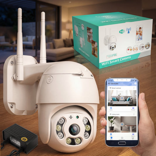 Cameră de Supraveghere WiFi 1080P 4MP