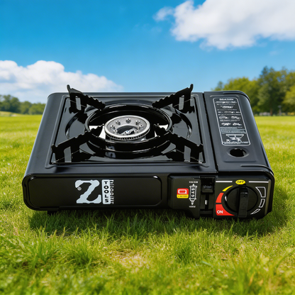 🍳 Aragaz Camping Portabil AD-2 ZTS5519 – Gătești Oriunde, Fără Complicații