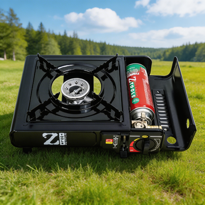 🍳 Aragaz Camping Portabil AD-2 ZTS5519 – Gătești Oriunde, Fără Complicații