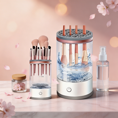 💄 Curățător Electric pentru Pensule de Machiaj – Pensule Perfecte în Secunde