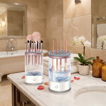 💄 Curățător Electric pentru Pensule de Machiaj – Pensule Perfecte în Secunde