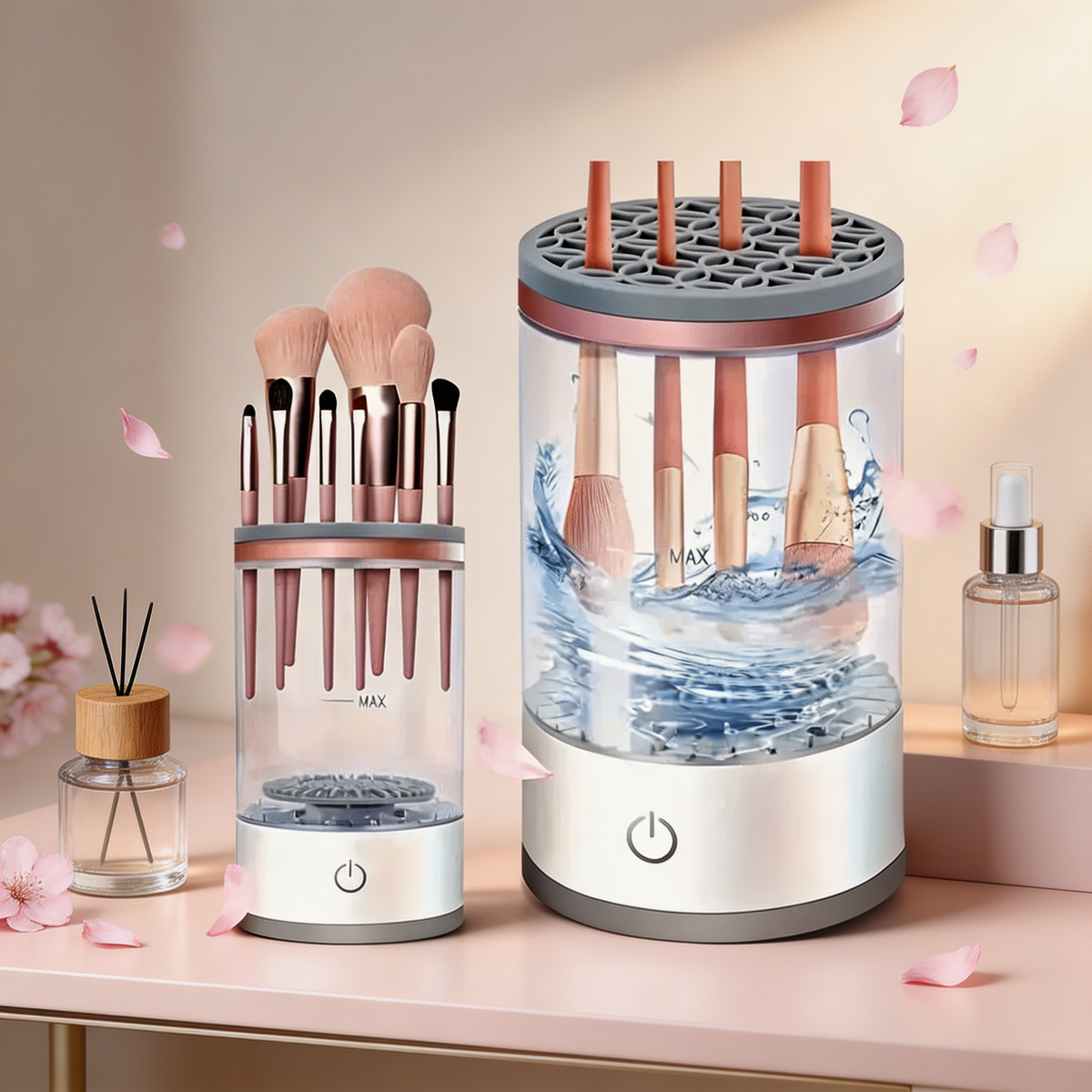 💄 Curățător Electric pentru Pensule de Machiaj – Pensule Perfecte în Secunde