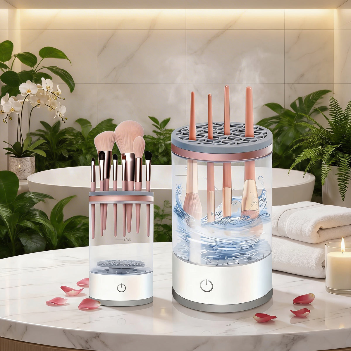 💄 Curățător Electric pentru Pensule de Machiaj – Pensule Perfecte în Secunde