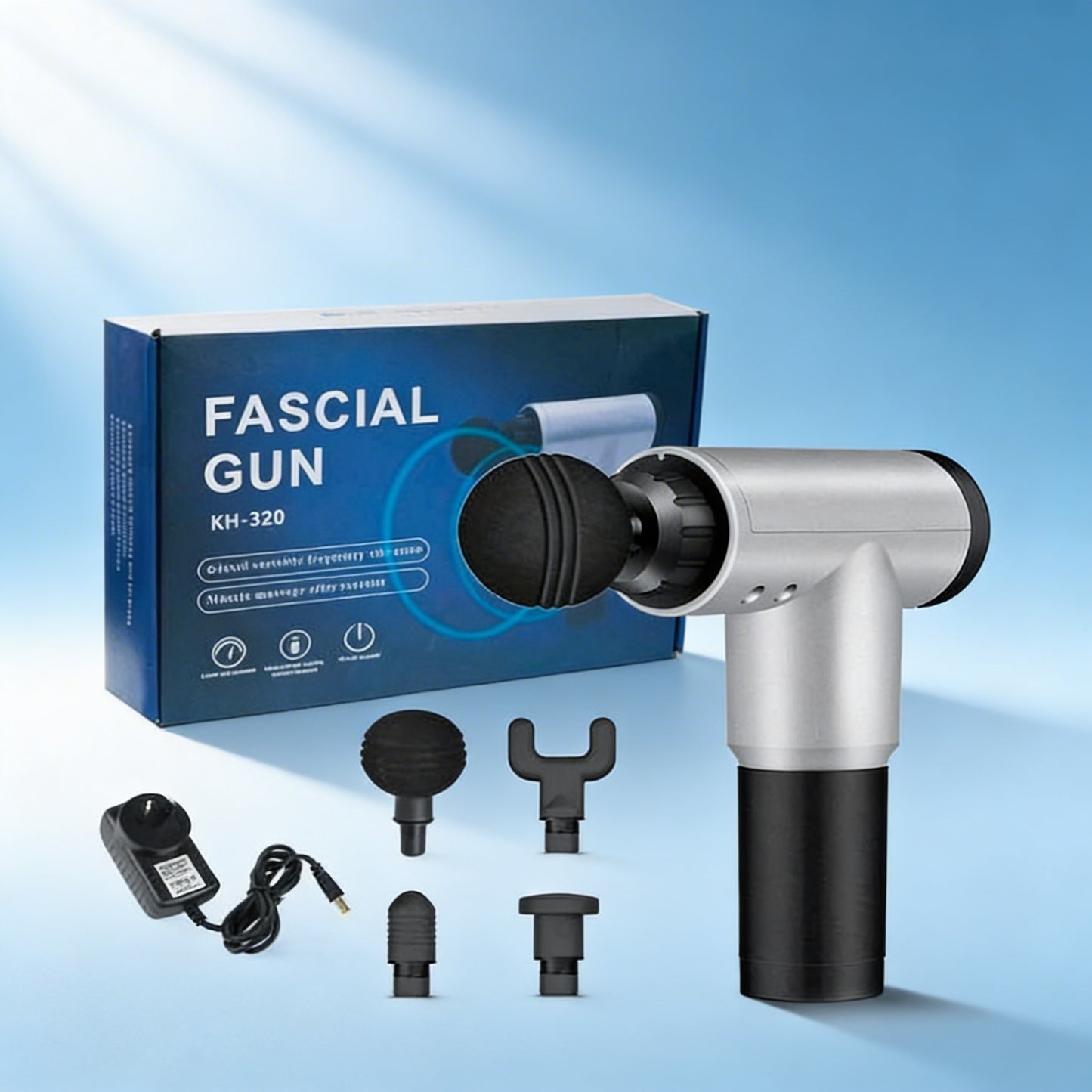 💪 Aparat de Masaj Profesional Fascial Gun KH-320 – Vibromasaj pentru Relaxare Profundă