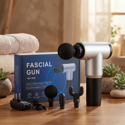 💪 Aparat de Masaj Profesional Fascial Gun KH-320 – Vibromasaj pentru Relaxare Profundă
