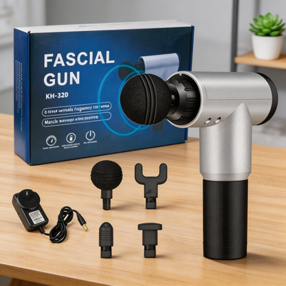 💪 Aparat de Masaj Profesional Fascial Gun KH-320 – Vibromasaj pentru Relaxare Profundă