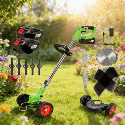 🌿 Motocoasă Electrică cu Roți 48V – Putere, Stabilitate și Control Maxim