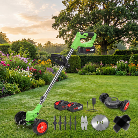 🌿 Motocoasă Electrică cu Roți 48V – Putere, Stabilitate și Control Maxim