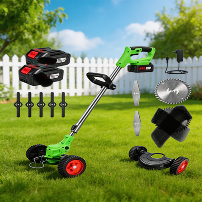 🌿 Motocoasă Electrică cu Roți 48V – Putere, Stabilitate și Control Maxim