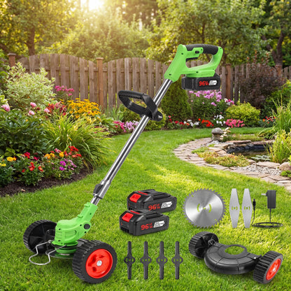 🌿 Motocoasă Electrică cu Roți 48V – Putere, Stabilitate și Control Maxim