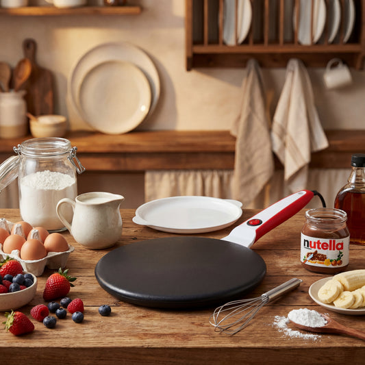 🥞 Tigaie Electrică pentru Clătite – Clătite Perfecte Fără Efort
