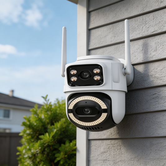 📡 Cameră de Supraveghere WiFi PTZ – Rotire 360° & Control Total