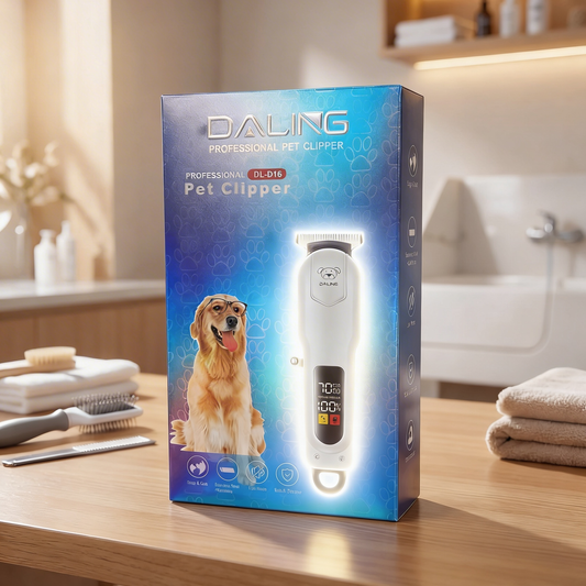 Mașină de tuns animale Daling DL-D16 – precizie profesională și control digital