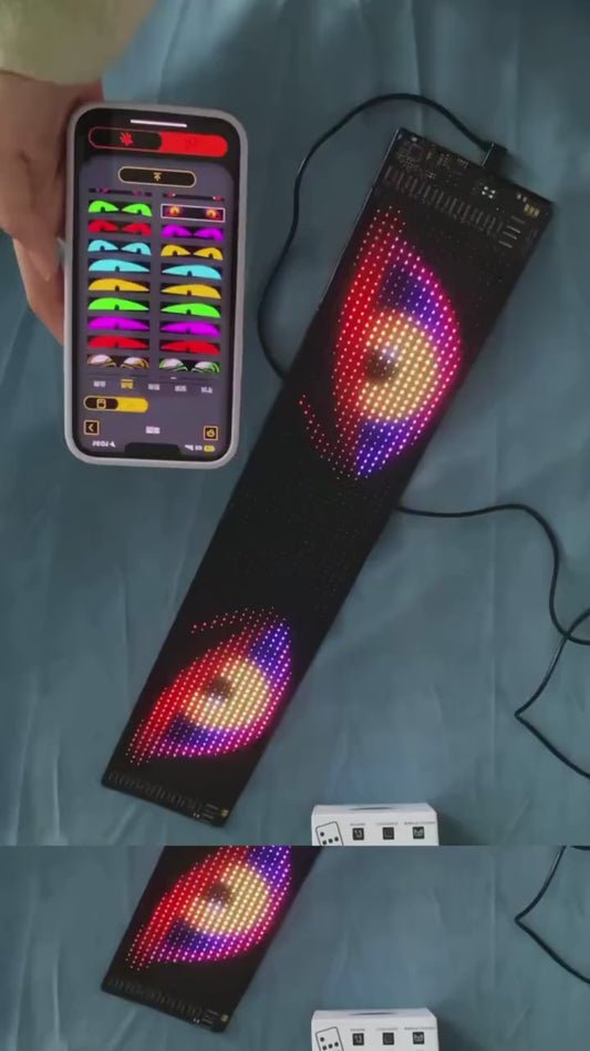 Folie afisaj led flexibil auto cu control prin aplicatie